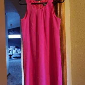 Oleg Cassini Fuchsia Dress